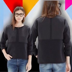 Madewell: Stitchblock Quilted Pull Over